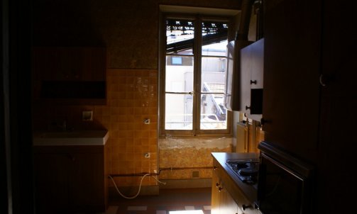 Avant Rénovation complète d'un appartement place de Metz Grenoble